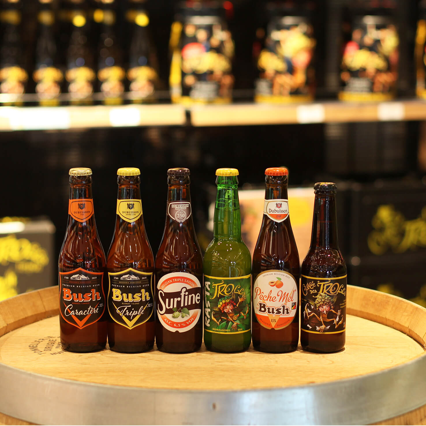 Pack de 6 bières de Belgique Cuvée des Trolls Blonde 6 x 25cl